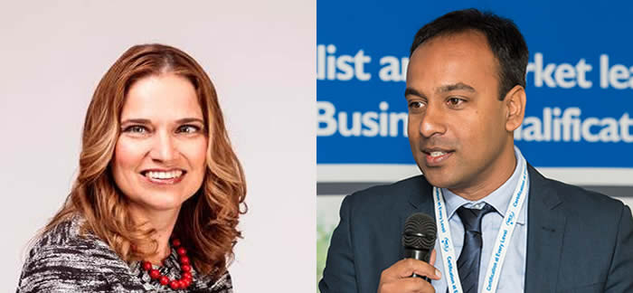 Professor Mari Jansen Van Rensburg and Subheer Ramnoruth