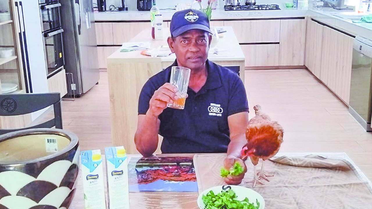 Elle adore picorer des salades à table.