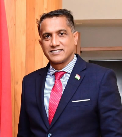 Le ministre, Avinash Ramtohul.