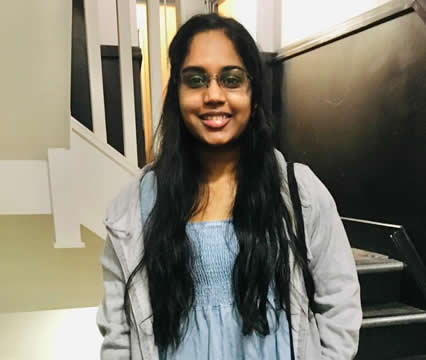 Doorovadeye Vaarma Thoondee, lauréate du Queen Elizabeth College en 2015.