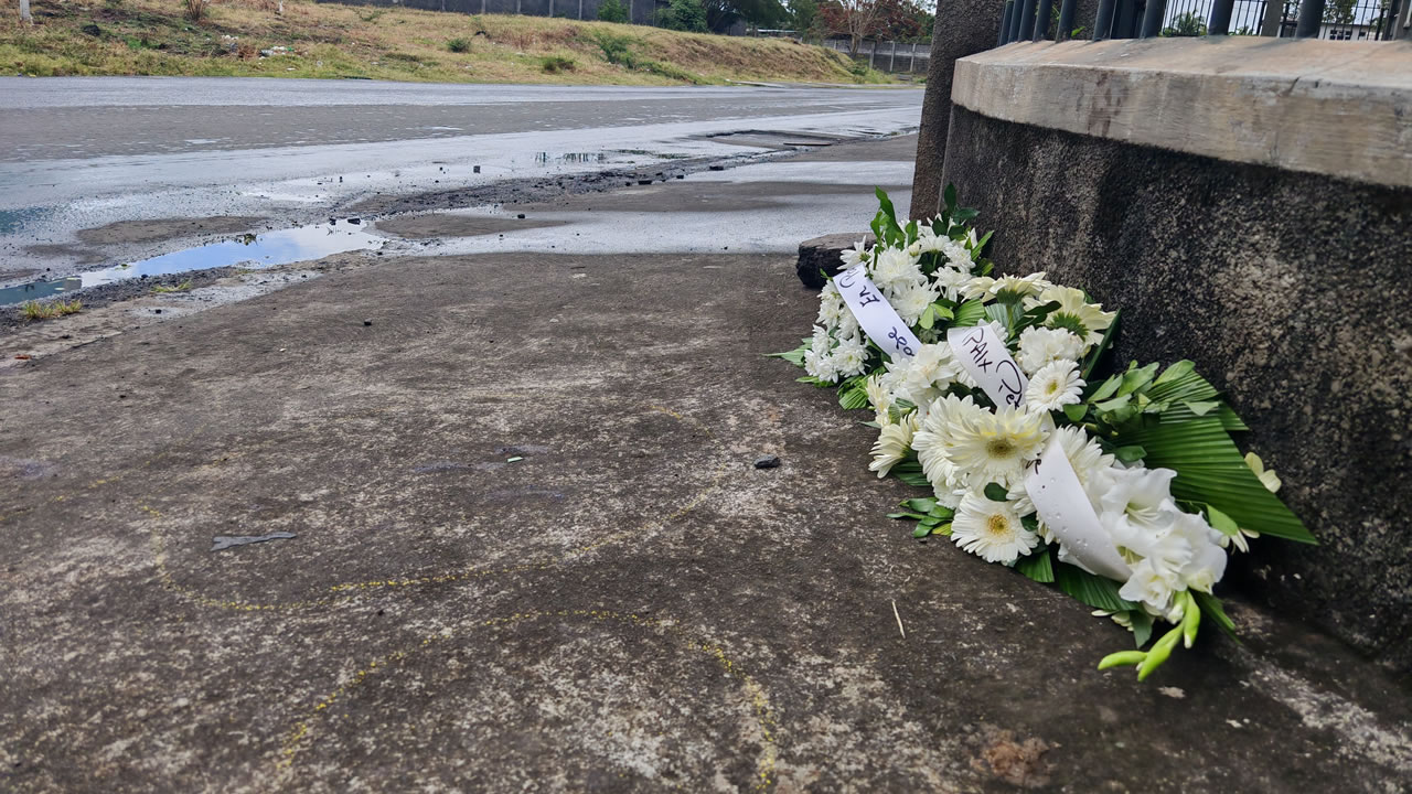 Le lieu où le drame a eu lieu mercredi après-midi à Cité-La-Cure.