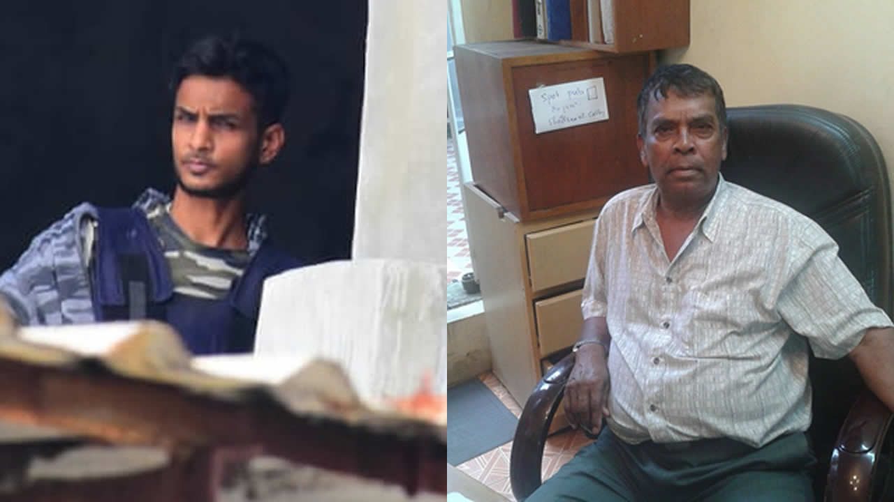 Naadir Boodhoo et Reade Boodhoo la victime.