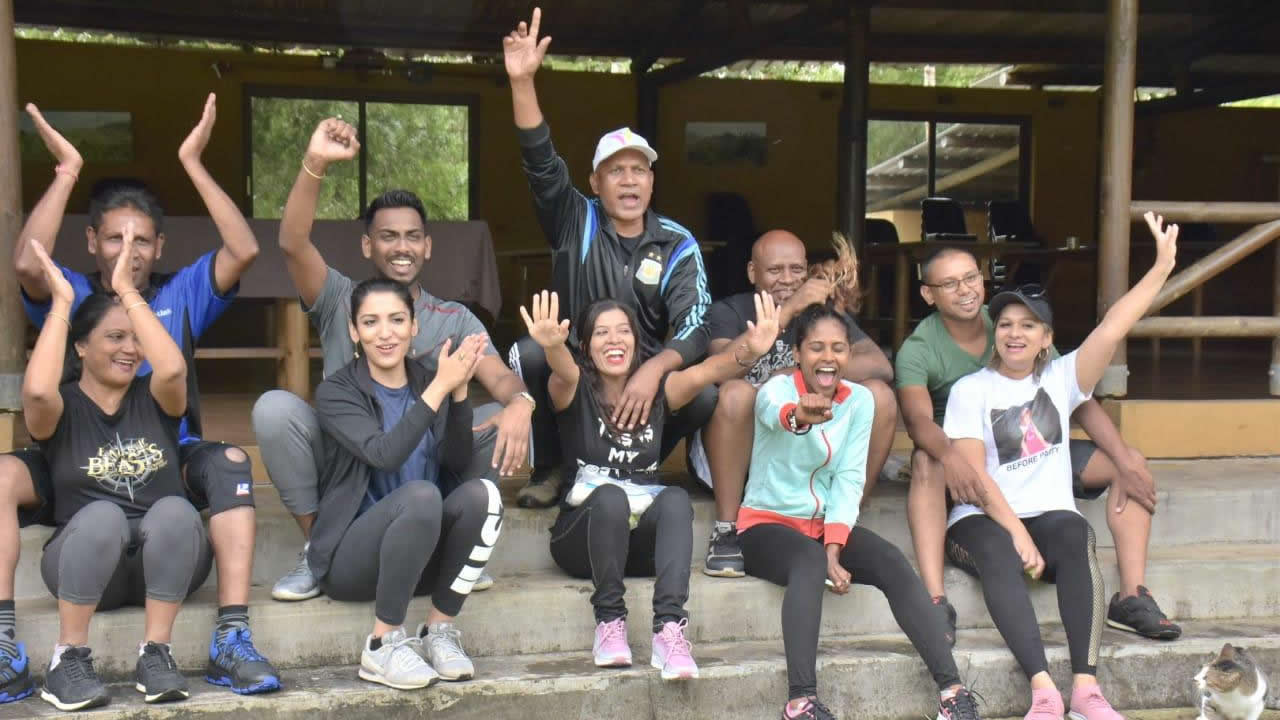 Les participants au Reality Show organisé par Radio Plus  en février 2020.