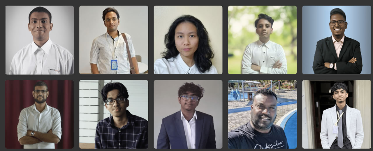 Loganaden Velvindron, Atish Joottun, Meryl Li Shing, Poshan Peeroo, Bhovanen Murday, Kevin Yerkiah, Muhammed Ali Koheealee, Ritesh Gomind, Devraj Appadu et Arya Ramsurn font partie de Cyberstorm.mu
