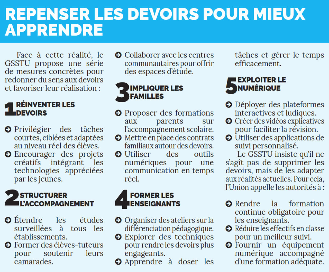 REDONNER DU SENS AUX DEVOIRS