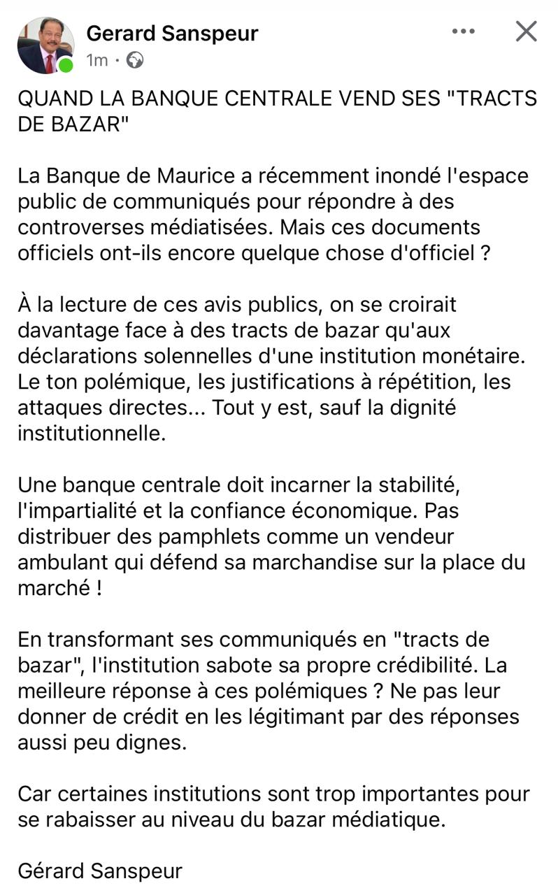 Sanspeur publication