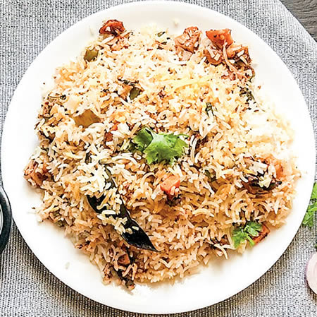 Le briani, un mets incontournable pour l’Eid.