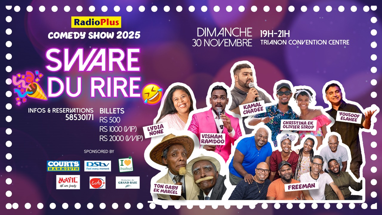 Radio Plus Comedy Show 2025 “Sware du Rire”