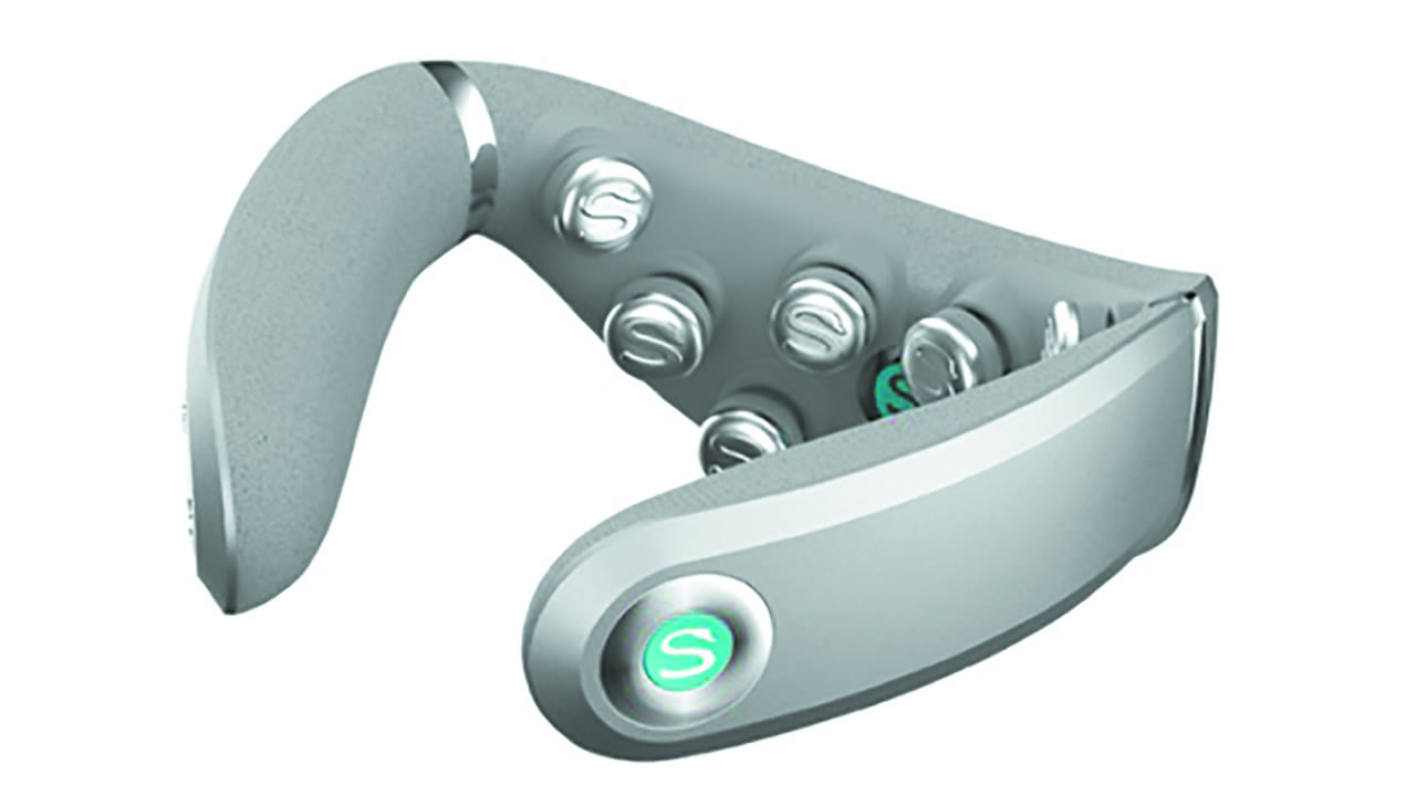 Le SKG Neck Massager G7 Pro combine vibrations physiques et stimulation par impulsions (TENS & EMS).